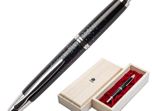 Ручка перьевая Namiki Capless Raden Galaxy цвет чернил черный цвет корпуса черный